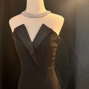 Black Tuxedo Prom Dress